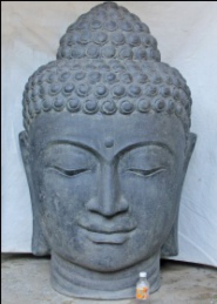  Garten / Buddha Steinfiguren / Buddha Köpfe / Buddha Kopf  ca. 125cm