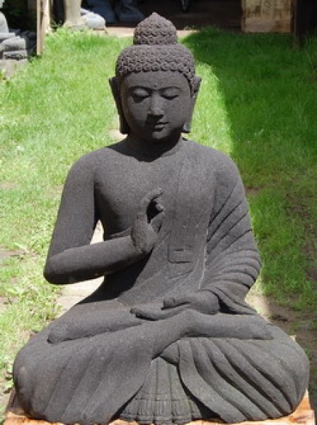  Buddha Steinfiguren / Buddha sitzend / DhyanaMudra Buddha, Mudra der