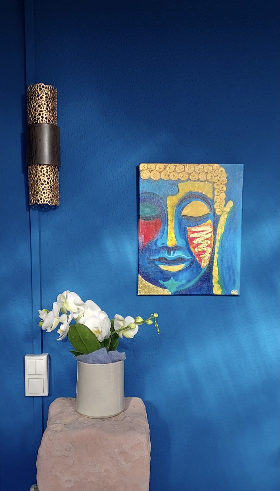 Buddha in love - painting print