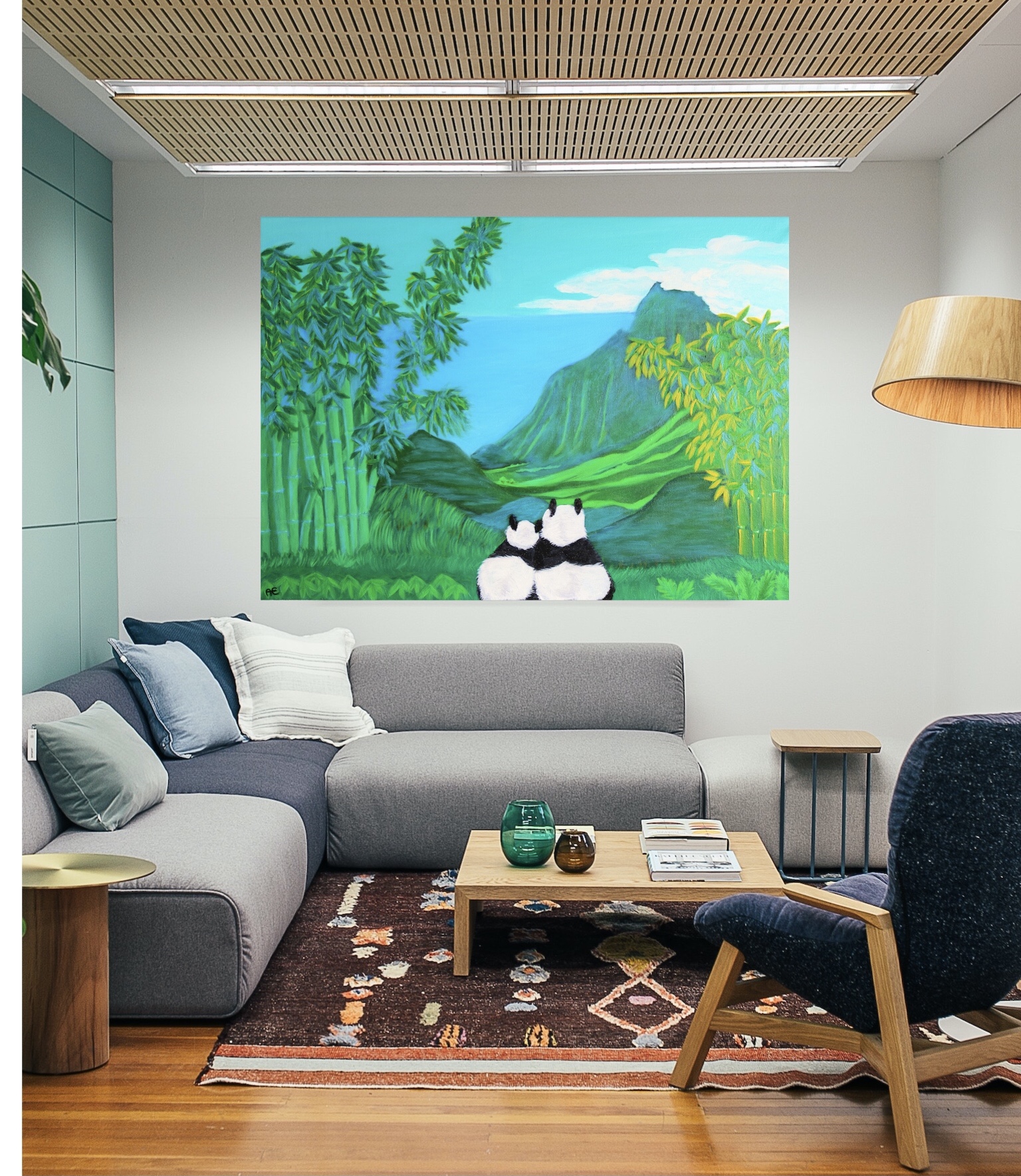 Panda Dream painting - print