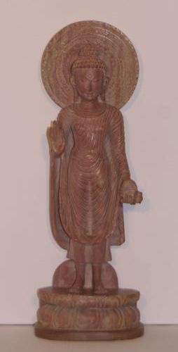 Stehender Buddha aus Speckstein