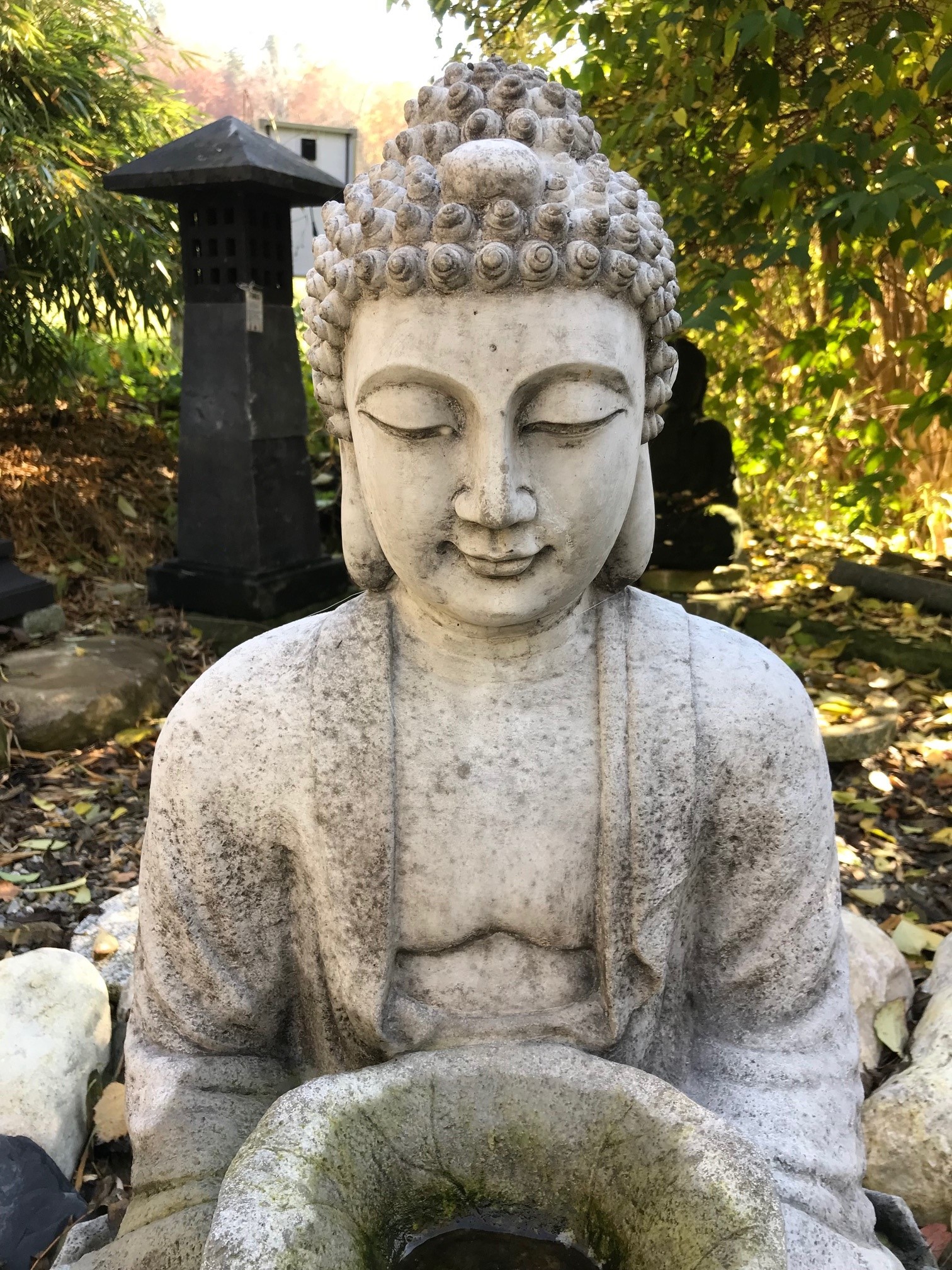 Buddha Brunnen in zwei Größen