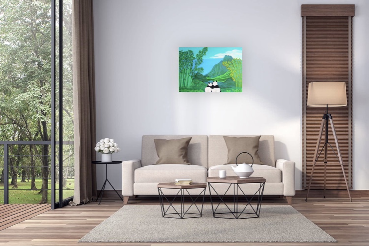 Panda Dream painting - print