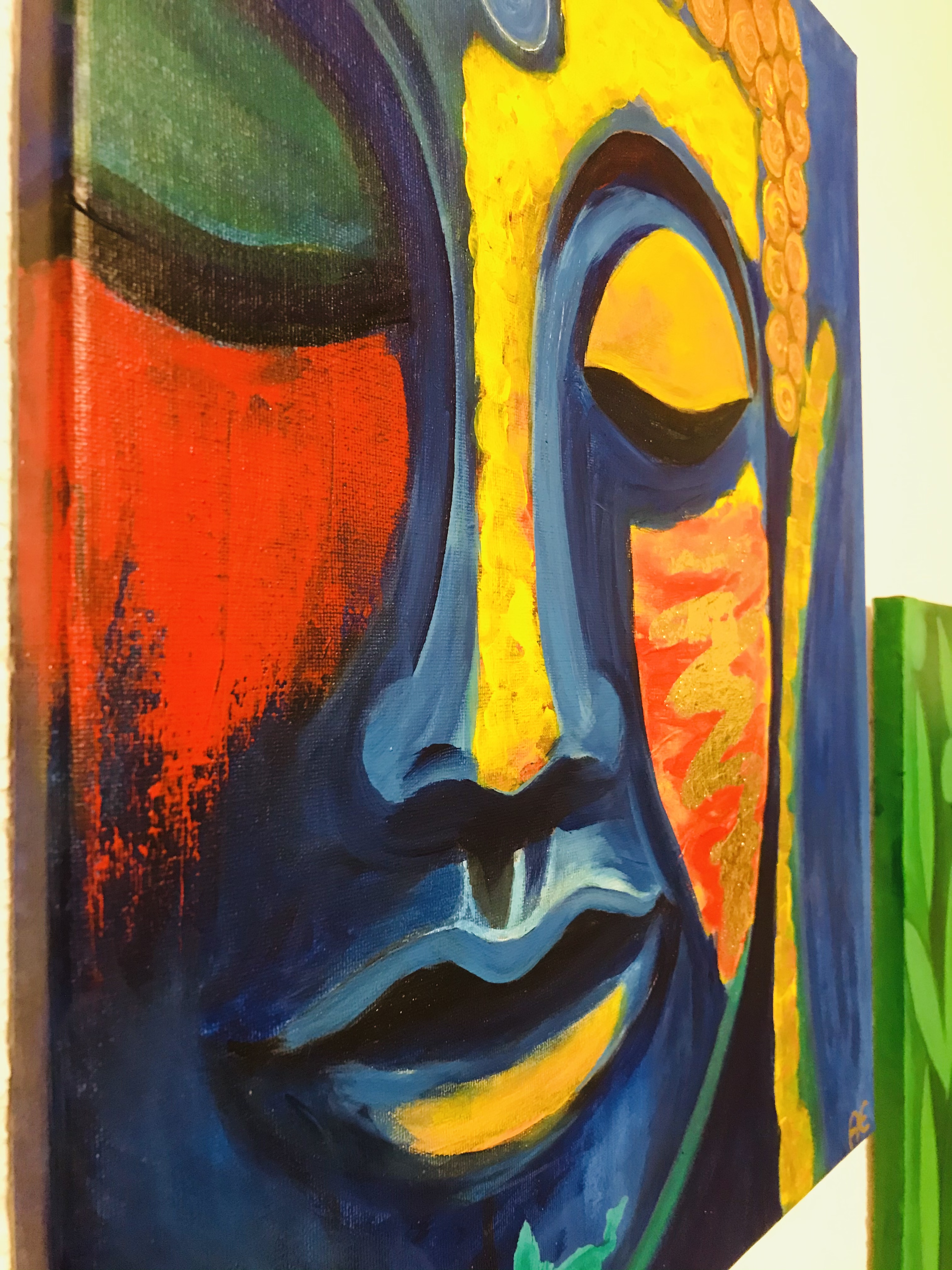 Buddha in love - painting print