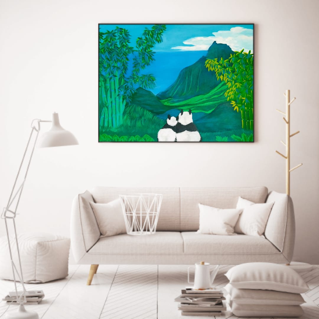 Panda Dream painting - print