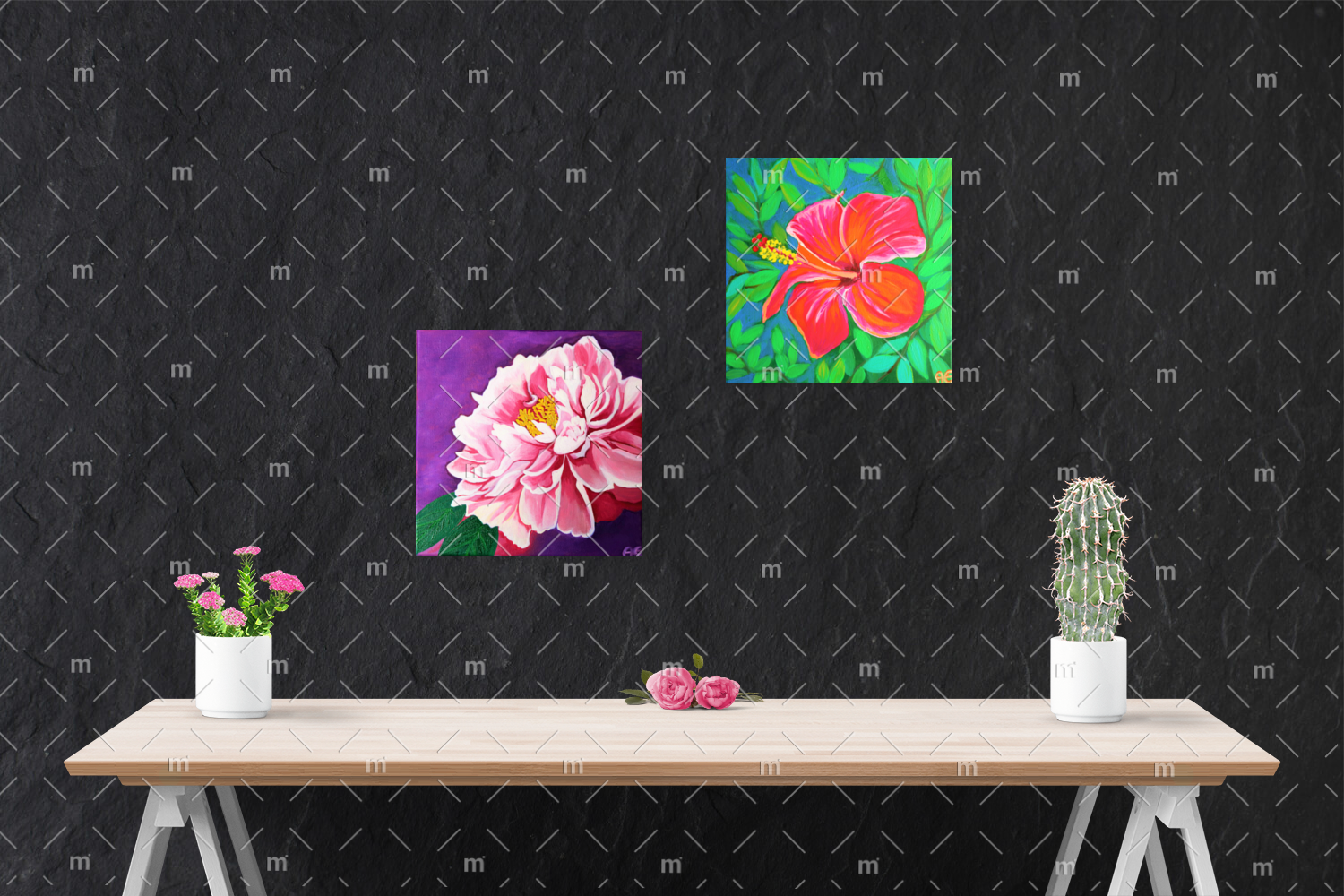 Peony love - Original and print