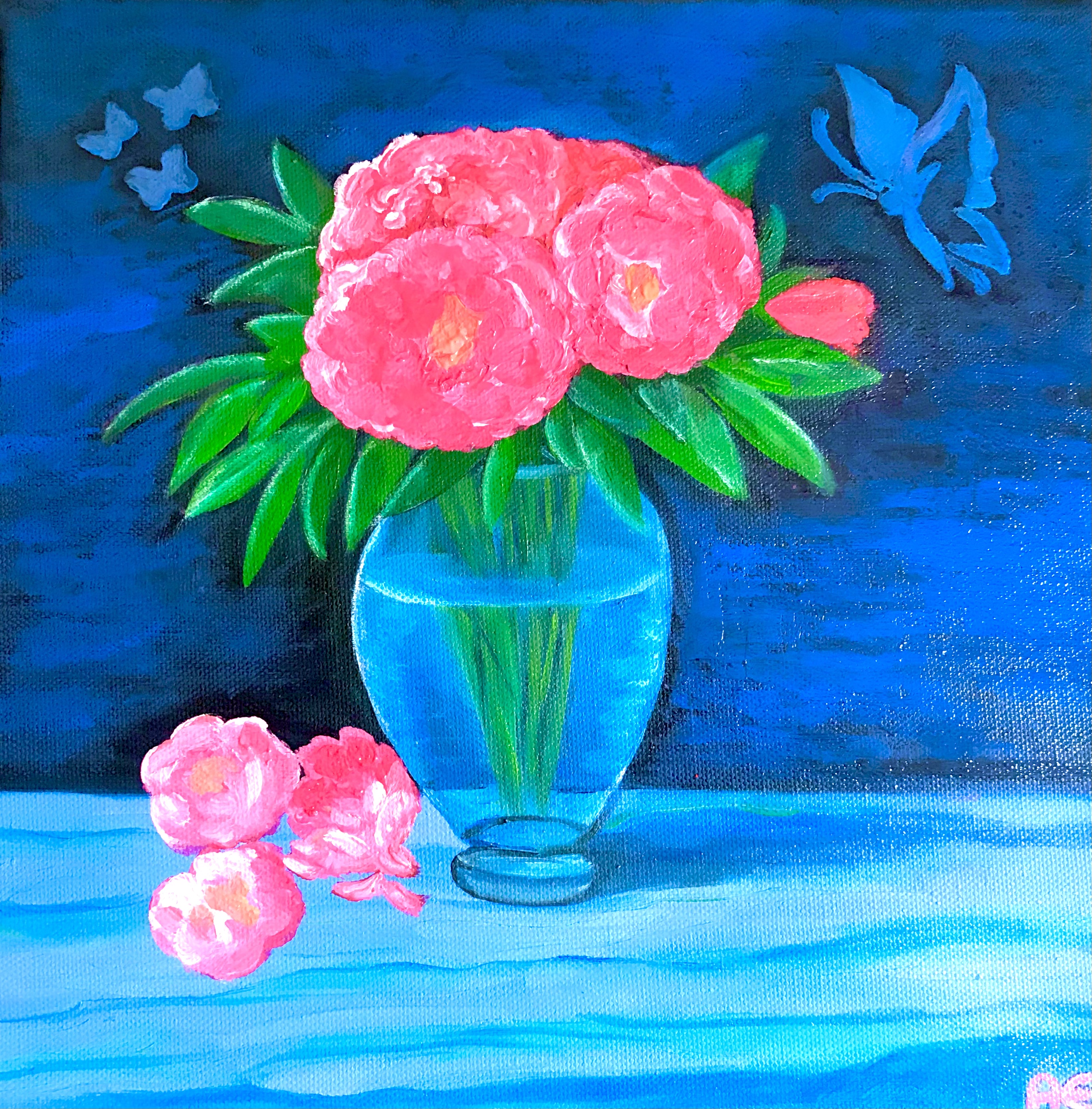 Fly away to a magical place- Oil Painting - Original