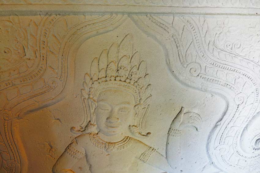 Angkor Wat - Apsara Reliefabbildung