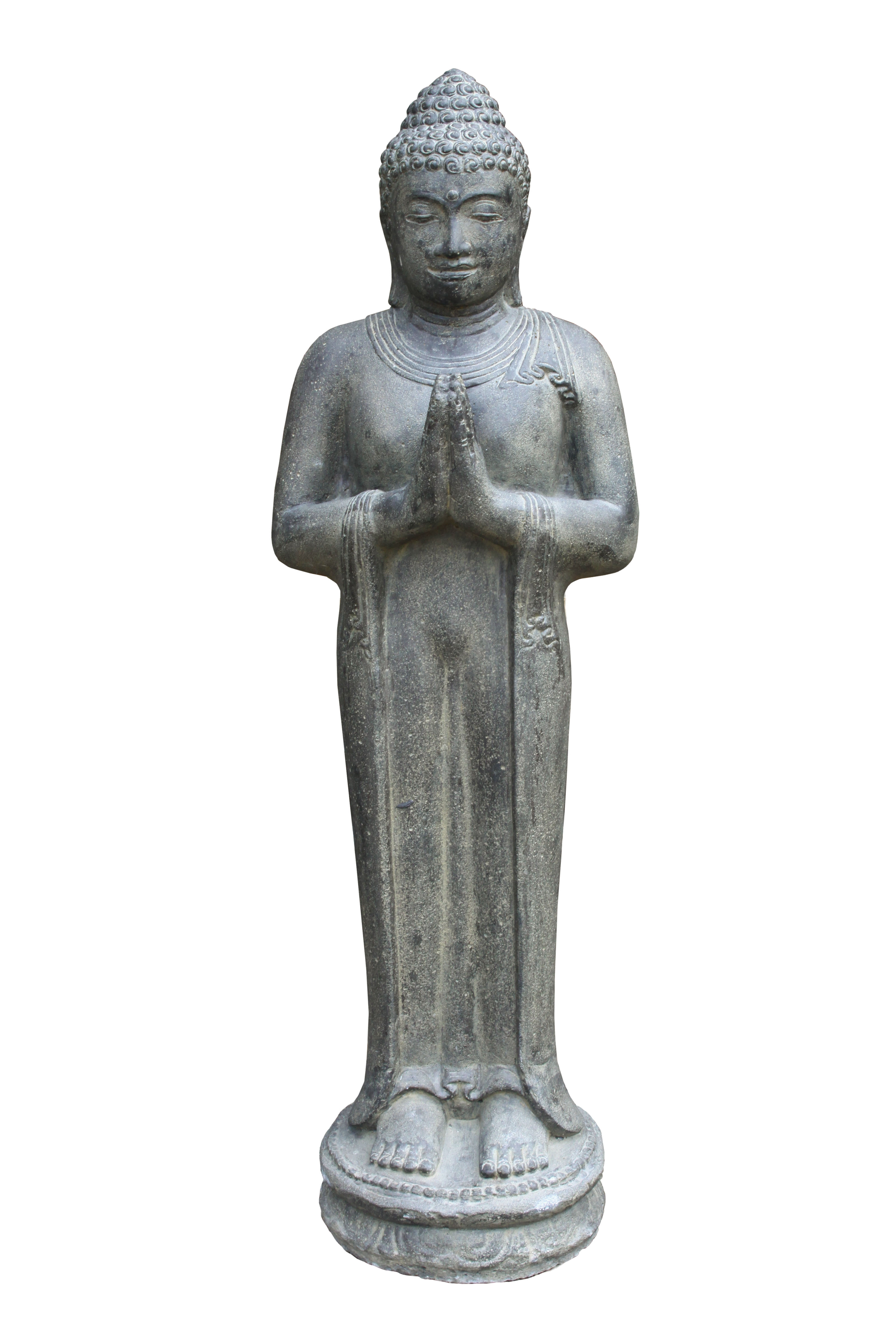 Stehender Buddha mit Begrüssungsgeste - 119cm