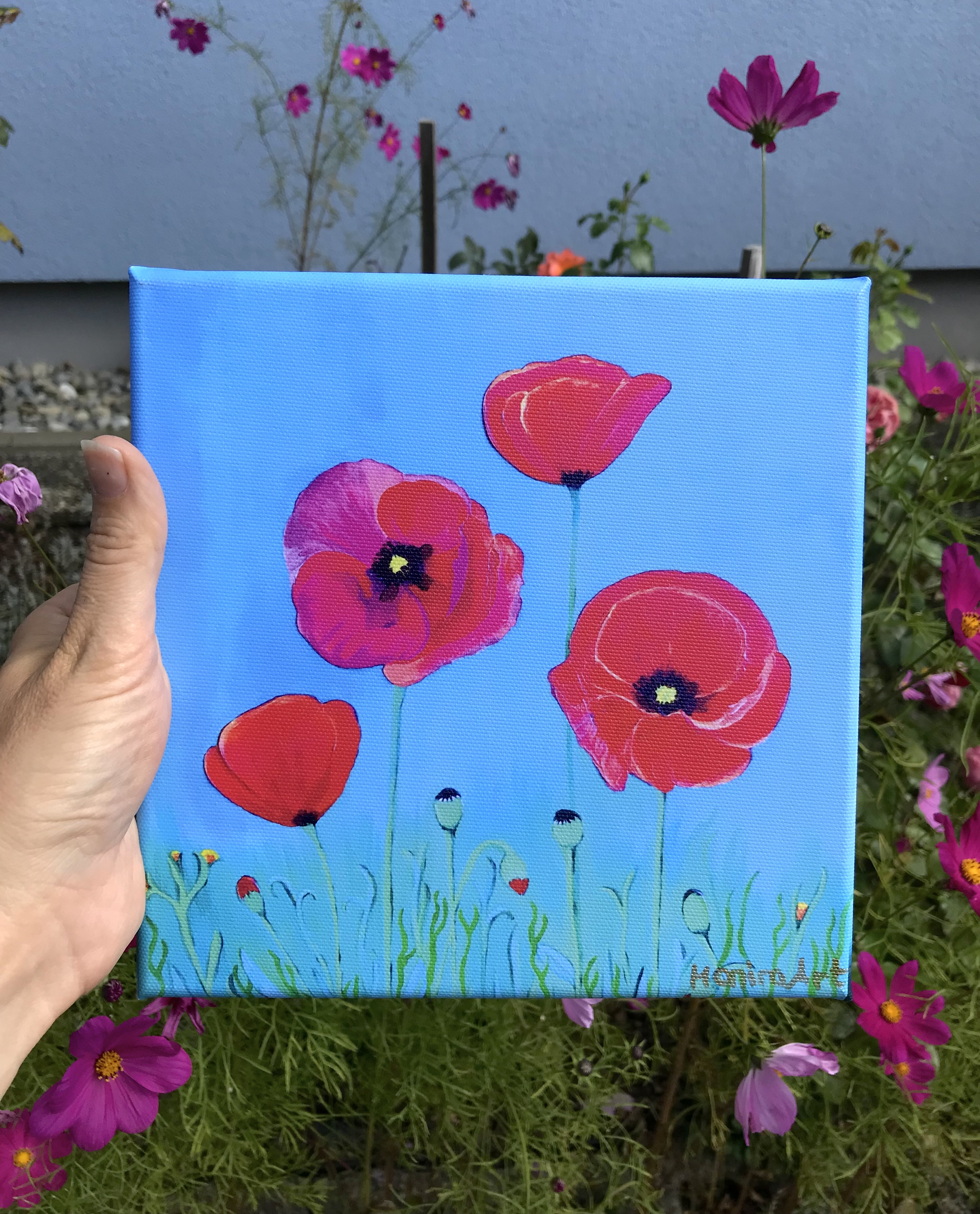 Poppy dream painting - print