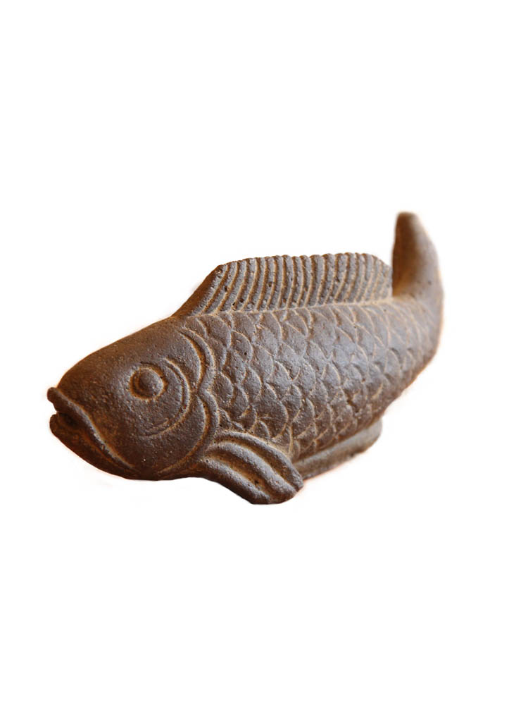 Fisch Skulptur 25cm, farbig