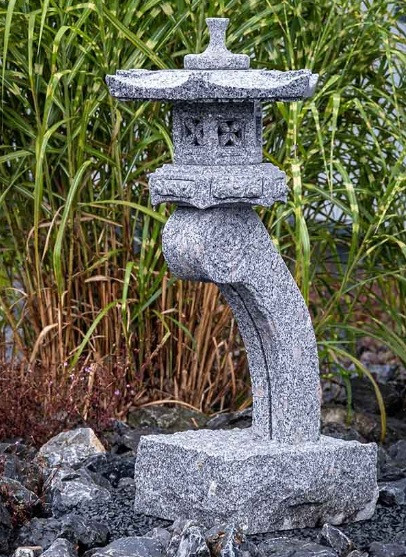 Japanische Steinlaterne Rankei aus Granit